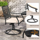 Outdoor Swivel Chairs with Padded Cushions  product