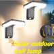Solar Wall Light with 120° Foldable Head (2-Pack) product