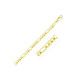 14K Solid Yellow Gold Figaro Chain Necklace product