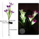 Solar Powered Garden Flowers with Lights (4-Pack) product
