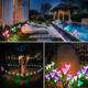 Solar Powered Garden Flowers with Lights (4-Pack) product