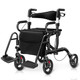 Rollator Walker with Foldable Design and Detachable Storage Bag product
