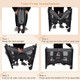 Portable Crib with 4-Side Visible Mesh and Changing Table product