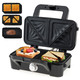 3-in-1 Electric Waffle Iron, Sandwich Press, Grill  Set product