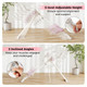 Adjustable Exercise Trainer with Foldable Design and Knee Cushions product
