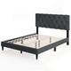 Bed Frame with Button-Tufted Headboard  product