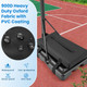6.5-10 FT Portable Basketball Hoop with Weighted Base product