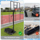 6.5-10 FT Portable Basketball Hoop with Weighted Base product