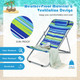 Portable Beach Chair with Headrest and Adjustable Backrest (Set of 2) product