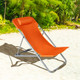 Portable Beach Chair with Headrest and Adjustable Backrest (Set of 2) product