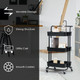 3-Tier Utility Cart Storage Rolling Cart with Casters product