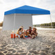 10 x 10-Foot Pop up Canopy with Sidewall and Portable Backpack product