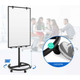 Height-Adjustable Mobile Whiteboard with Round Stand product