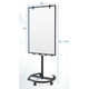 Height-Adjustable Mobile Whiteboard with Round Stand product
