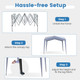 10 x 10-foot Outdoor Pop-Up Canopy with Roller Bag product