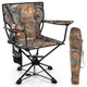 360° Swivel Hunting Chair with Mesh Cup Holder and Storage Pockets product