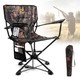 360° Swivel Hunting Chair with Mesh Cup Holder and Storage Pockets product
