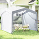 10 x 10-foot Pop-up Canopy with Sidewalls and Mesh Screen product