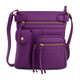 Super Soft Genuine Leather Crossbody Bag with Top Belt Accent product