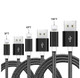 3-, 6-, & 10-Foot Braided MFi Lightning Cables for Apple® (3-Pack) product