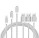 3-, 6-, & 10-Foot Braided MFi Lightning Cables for Apple® (3-Pack) product