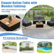5-Piece Outdoor Furniture Set with Non-Slip Footpads product