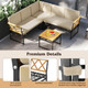 4-Piece Outdoor Sectional L-Shaped Sofa Set product