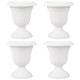 18" Tall Vintage Planter Set with Pedestal Base (2- or 4-Piece) product