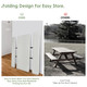 Folding Picnic Table Bench Set with Wood-Like Texture product