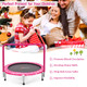 36'' Kids Trampoline Rebounder with Handrail product