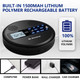 Rechargeable Portable CD Player with Dual Speakers and Anti Skip,CD,Dual Bluetooth,FM Transmission,USB,AUX,LCD Display,Backlit Button,Repeat-Black product