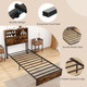 Bed Frame with Charging Station Headboad Shelves product