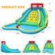 Inflatable Mighty Water Slide with Climbing Wall  product