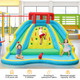 Inflatable Mighty Water Slide with Climbing Wall  product