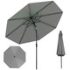 10FT Solar Patio Umbrella with 96 LED Lights and 35° Tilt product