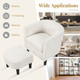 Barrel Chair with Ottoman Footrest  product
