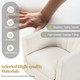 Barrel Chair with Ottoman Footrest  product