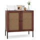 Rattan Buffet Sideboard Cabinet with Adjustable Shelf product