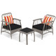 3-Piece Patio Furniture Set with Adjustable Backrests product