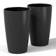 21" Tall Plastic Planters (Set of 2) product