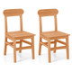 Patio Wooden Armless Dining Chair product