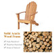 Solid Wood Adirondack Chair product
