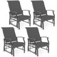 Porch Gliders Set of 2/4 with Reclined High Back and Breathable Mesh Fabric product