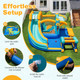 Inflatable Water Park with Climbing Wall  product