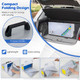 Portable Airbrush Spray Booth Kit with LED Lights and Rotating Turnable product
