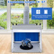 Portable Airbrush Spray Booth Kit with LED Lights and Rotating Turnable product