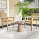 Outdoor Patio Chair with Wide Slatted Seat product