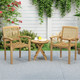 Outdoor Patio Chair with Wide Slatted Seat product