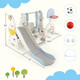 7-in-1 Adjustable Toddler Slide with Basketball Hoop and Swing product