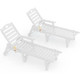 Patio Lounge Chair with Cup Holder and Adjustable Backrest product